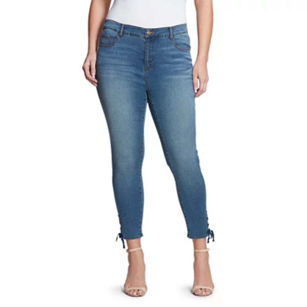 Gloria Vanderbilt Slimming Effect Ankle Jeans Size 10P